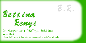 bettina renyi business card